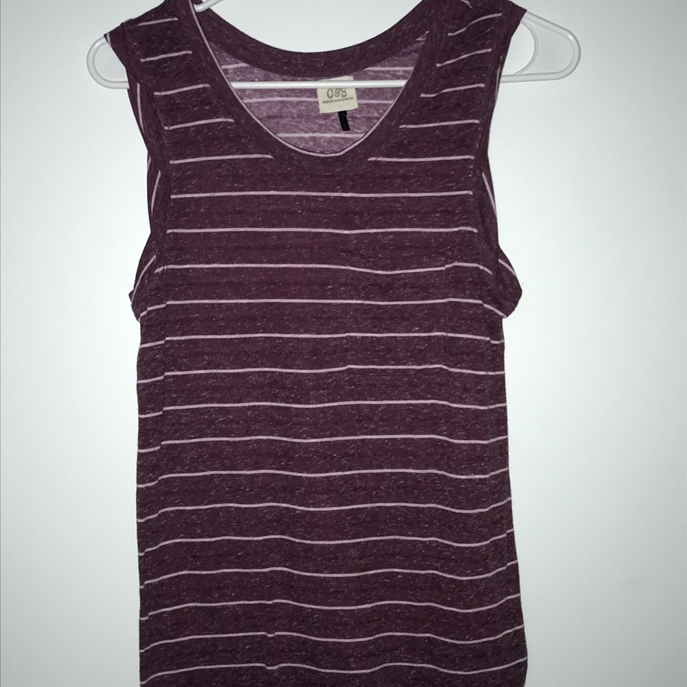Burgundy Tank Top